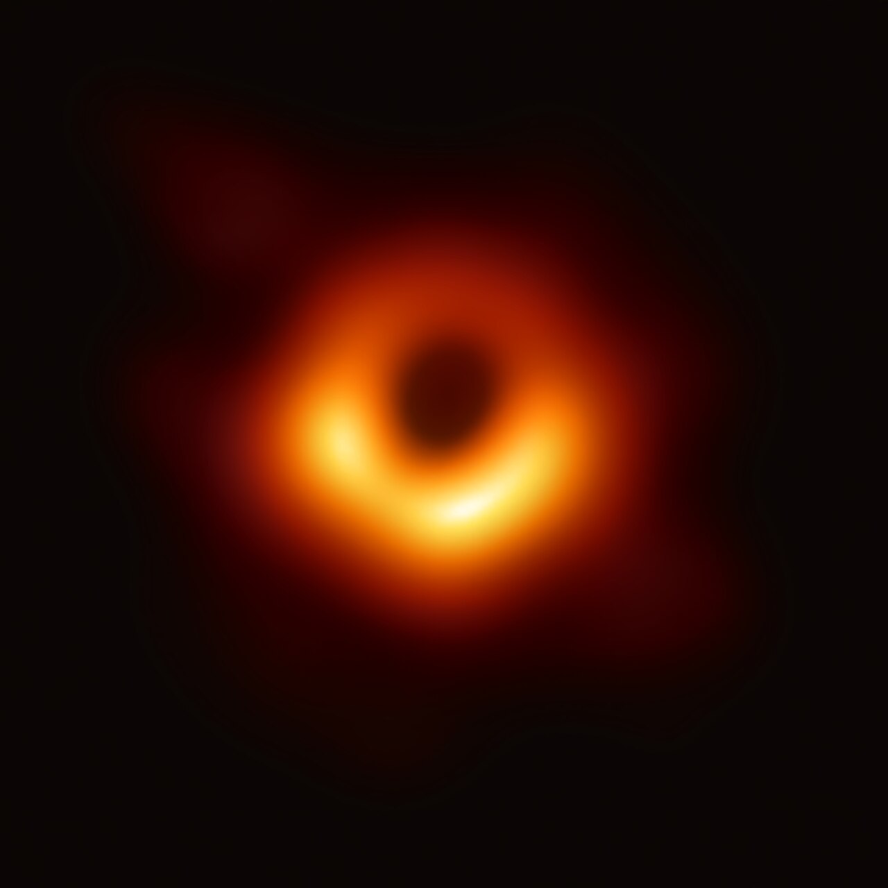 Image of M87* generated from data gathered by the Event Horizon Telescope